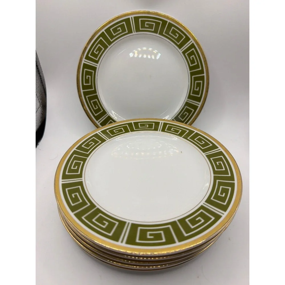 6 Sango Imperial Deluxe Royale 3590 Dessert plates
